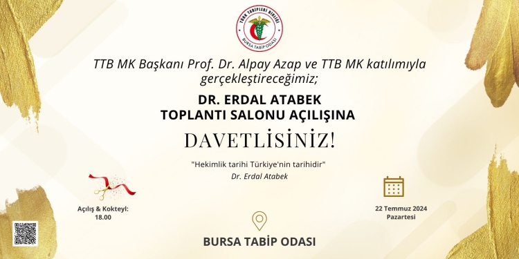 Dr. Erdal Atabek Toplantı Salonu Açılışı