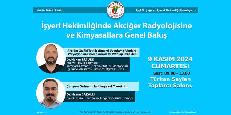 İşyeri Hekimliğinde Akciğer Radyolojisine ve Kimyasallara Genel Bakış