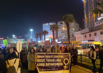 25 Kasım Yürüyüşüne Katıldık