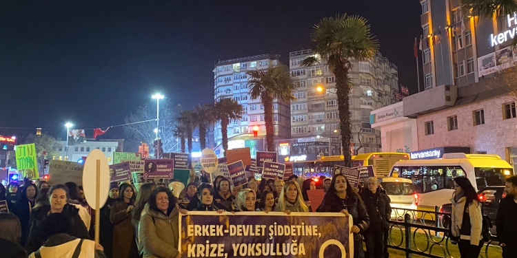 25 Kasım Yürüyüşüne Katıldık