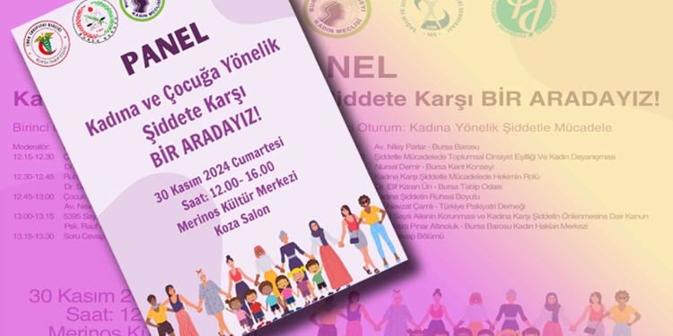 Kadına ve Çocuğa Yönelik Şiddete Karşı Bir Aradayız Paneli’ne Davet