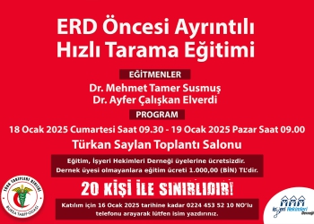 ERD Öncesi Ayrıntılı Hızlı Tarama Eğitimi