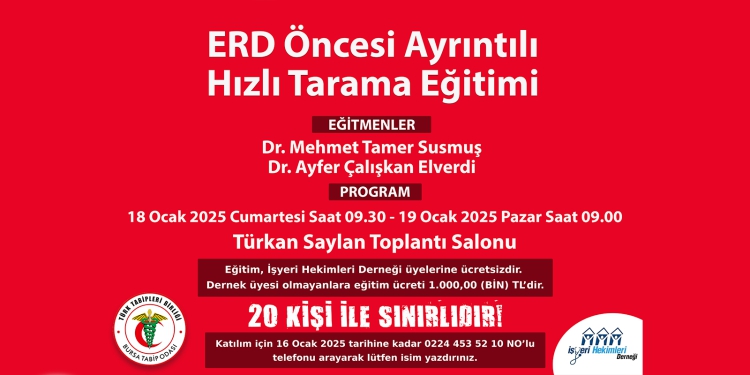 ERD Öncesi Ayrıntılı Hızlı Tarama Eğitimi