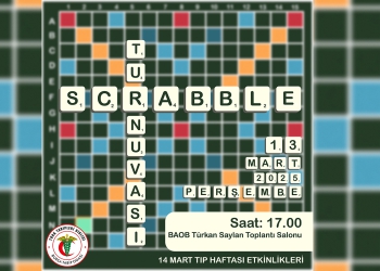 14 Mart Tıp Haftası Etkinlikleri; Scrabble Turnuvası