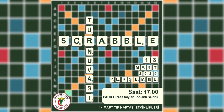 14 Mart Tıp Haftası Etkinlikleri; Scrabble Turnuvası