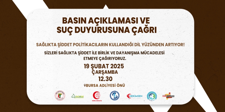 Basın Açıklaması ve Suç Duyurusuna Çağrı