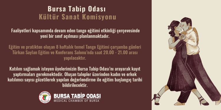 Tango Eğitimimiz Başlıyor!