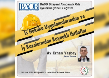 📢 BAOB Bileşeni Akademik Oda Üyelerine Yönelik Eğitim Duyurusu