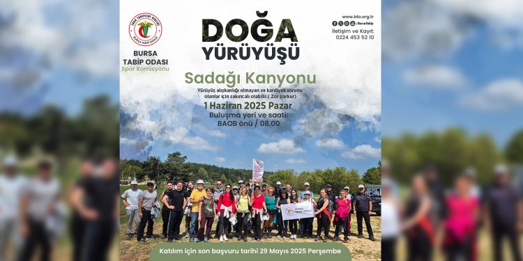 BTO Spor Komisyonu’ndan Doğa Yürüyüşü Etkinliği?