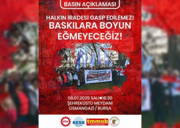 Halkın İradesi Gasp Edilemez! Baskılara Boyun Eğmeyeceğiz!