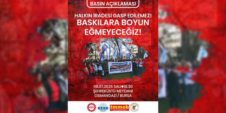Halkın İradesi Gasp Edilemez! Baskılara Boyun Eğmeyeceğiz!