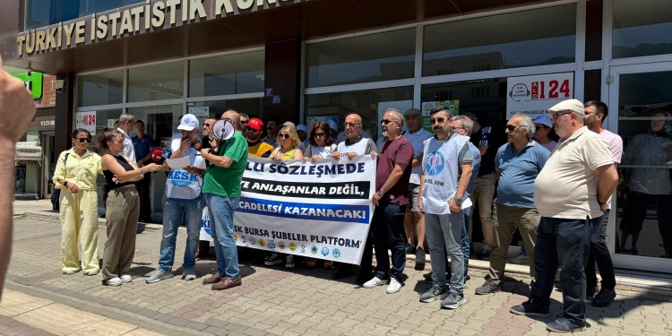 KESK Bursa Şubesi’nin Basın Açıklamasına Katıldık