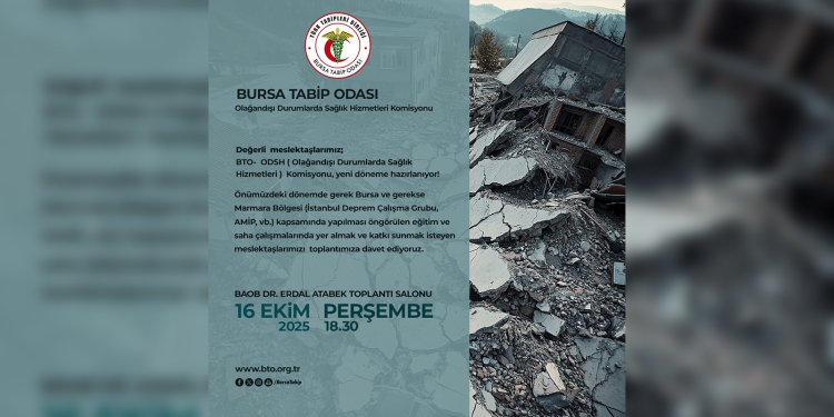 Olağandışı Durumlarda Sağlık Hizmetleri Komisyonu Toplantısı