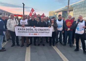 İş Cinayetlerine Karşı Birlikte: Bursa’da Ortak Açıklama Yapıldı