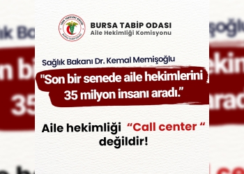 📌 Aile hekimliği bir “call center” değildir.