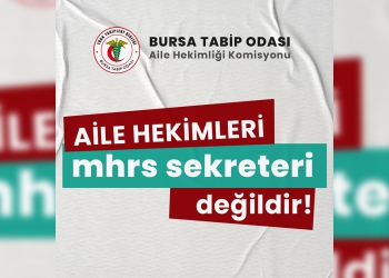 Aile hekimleri MHRS sekreteri değildir!