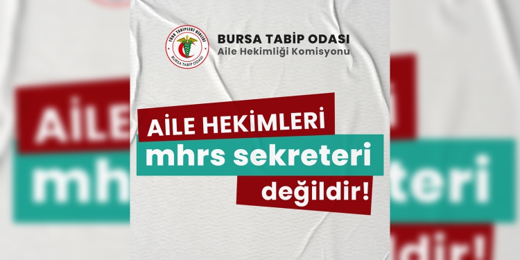 Aile hekimleri MHRS sekreteri değildir!