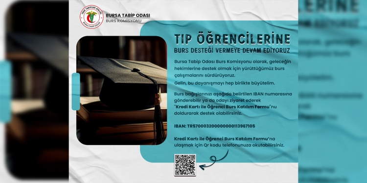 🎓 Tıp Öğrencilerine Burs Desteği Vermeye Devam Ediyoruz