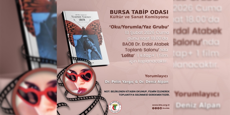 Oku/Yorumla/Yaz Grubu ““Lolita” – 1 Kitap + 1 Film için buluşuyor! 📚🎬