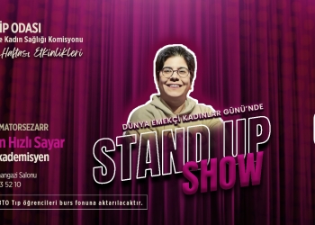 Dünya Kadınlar Günü’nde Dr. Gökben Hızlı Sayar’dan Stand-Up Gösterisi 🎤