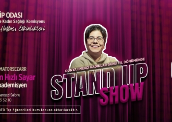 Dünya Kadınlar Günü’nde Dr. Gökben Hızlı Sayar’dan Stand-Up Gösterisi 🎤