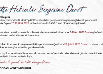 Sanatçı Hekimler Sergisine davet