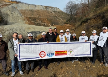 Kirazlıyayla’daki Maden Tesisi Atık Barajının Çökmesi ile İlgili Basın Açıklamasına Katıldık