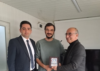 Doğukan Kemer’e Afet Eğitimi Katkıları Nedeniyle Plaket Takdimi