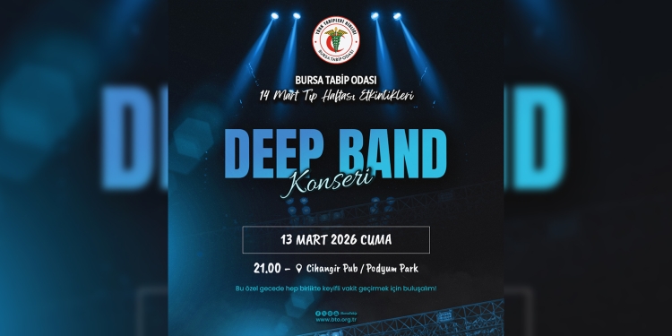 14 Mart Tıp Haftası Deep Band Konseri