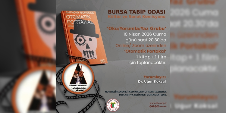 Oku/Yorumla/Yaz Grubu “Otomatik Portakal” – 1 Kitap + 1 Film için buluşuyor!