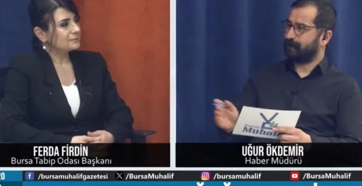 Muhalif Gündem’in konuğu Bursa Tabip Odası Başkanı Ferda Firdin oldu!