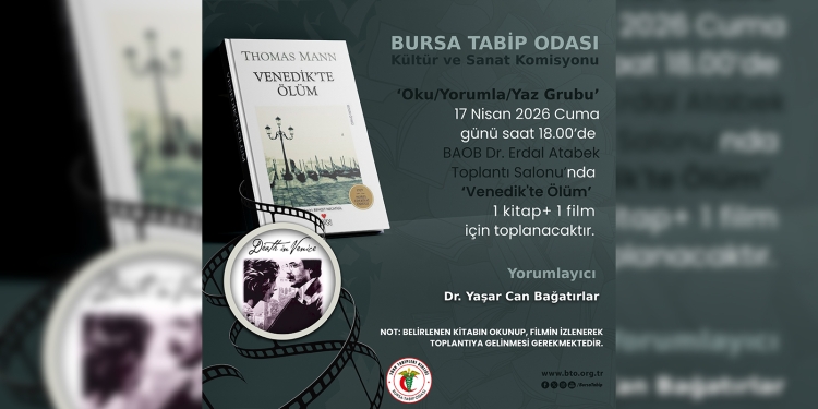 Oku/Yorumla/Yaz Grubu “Venedik’te Ölüm” 1 Kitap + 1 Film için buluşuyor!