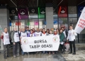 1 Mayıs coşkusu: Bursa Tabip Odası alanlardaydı