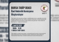 Bursa Tabip Odası Özel Hekimlik Komisyonu Oluşturuluyor