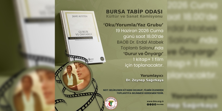 Oku/Yorumla/Yaz Grubu “Gurur ve Önyargı” 1 Kitap + 1 Film için buluşuyor!