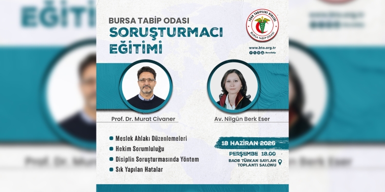 Bursa Tabip Odası Soruşturmacı Eğitimi
