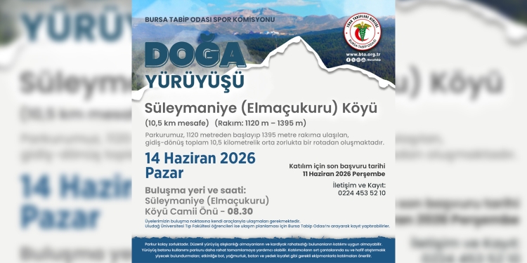 BTO Spor Komisyonu Doğa Yürüyüşünde Buluşuyor!