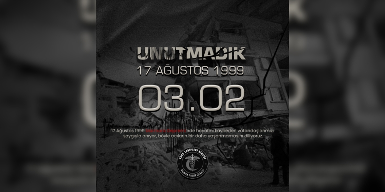 17 Ağustos 1999 Marmara Depremi’ni unutmadık