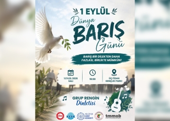 1 Eylül Dünya Barış Günü’nde Buluşuyoruz!