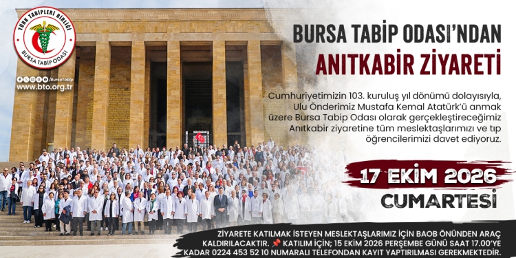 Bursa Tabip Odası’ndan Anıtkabir Ziyareti