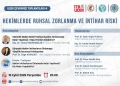 Hekimlerde Ruhsal Zorlanma ve İntihar Riski