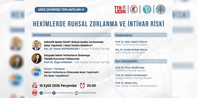Hekimlerde Ruhsal Zorlanma ve İntihar Riski