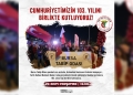 CUMHURİYETİMİZİN 103. YILINI BİRLİKTE KUTLUYORUZ!