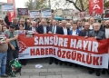 Bursa’da Basın Özgürlüğü İçin Dayanışma Eylemi